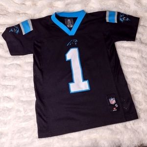 Cam Newton #1  NFL Carolina Panthers Jersey size Small Boys